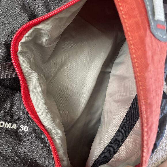 Vintage Eddie Bauer First Ascent Little Tahoma 30 Mountaineer Pack Orange Gray - Picture 11 of 16